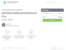 Tablet Screenshot of panelessolaresmexico.com